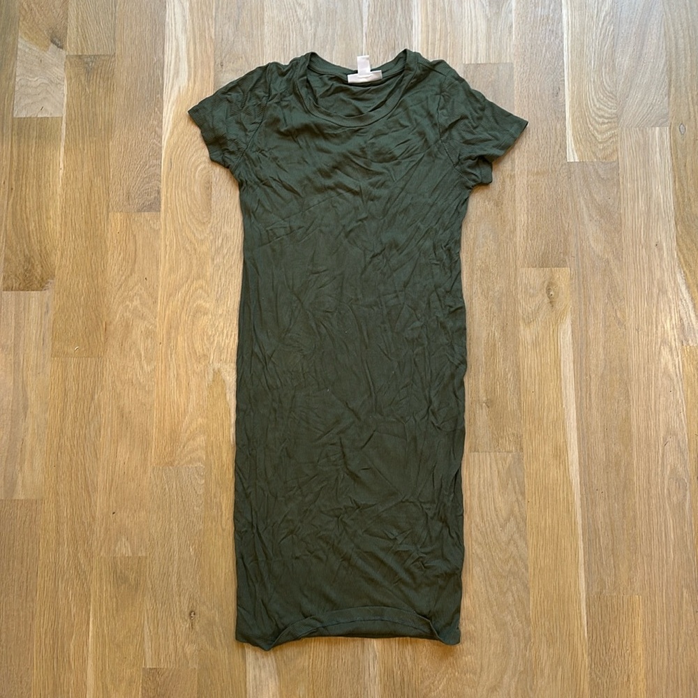 Motherhood Maternity Green Bodycon Dress